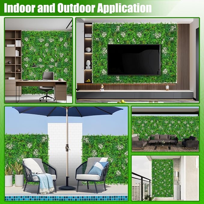 40"x120" Grass Wall Panels, Artificial Greenery Backdrop Wall - Image 6