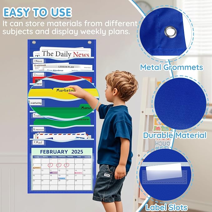 ALSLEA 15" Extra Wide Hanging File Organizer - Image 3