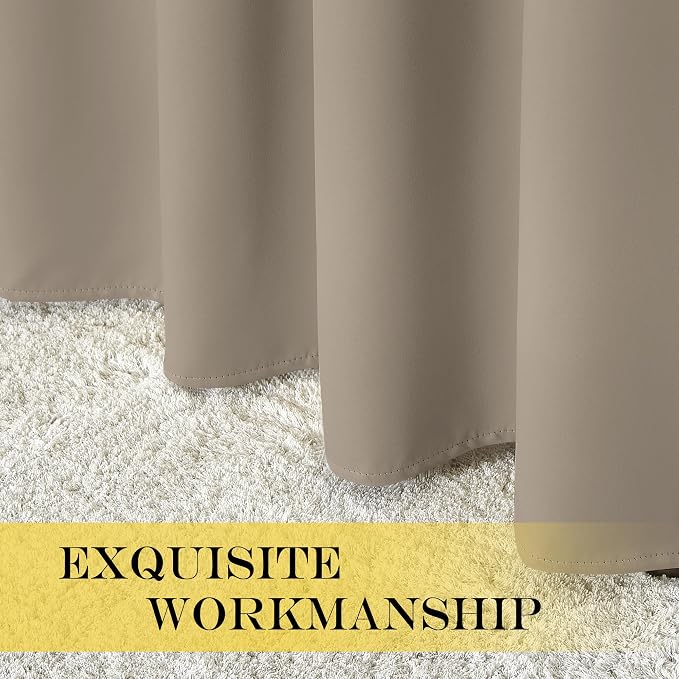 NICETOWN Blackout Doorway Curtain Drape 78 inch Long - Image 4