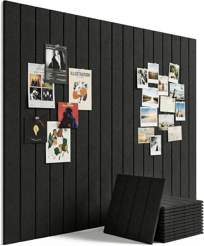 Aothia 12-Pack Felt Bulletin Board Tiles by AothiaSimpleNaturalUnique