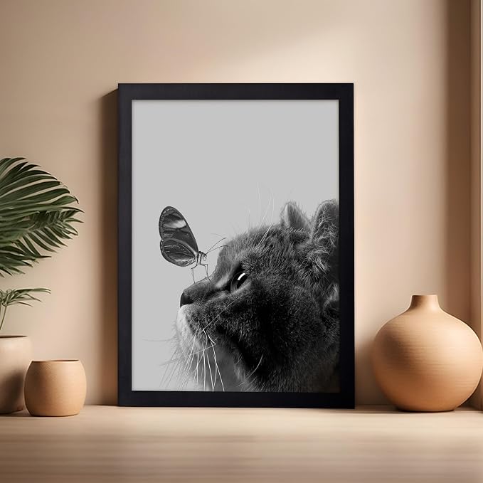 Poster Master Butterfly on Cat Print - Image 5