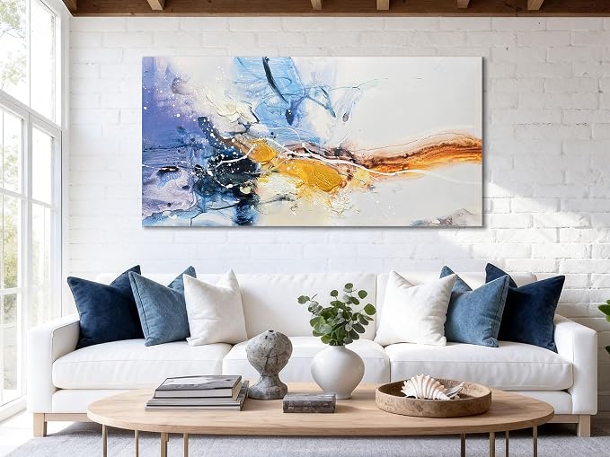 Ardemy Large Abstract Wall Art 58"x29" - Image 5