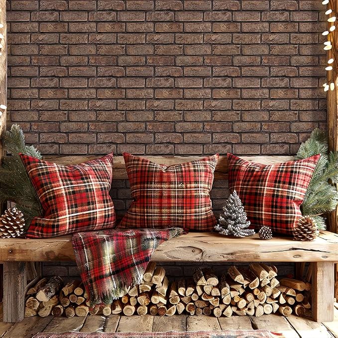 3D Faux Brick Wall Panels Peel and Stick, Small Brick-Look Textured Wall Sticker - Image 4