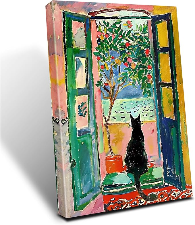 Henri Matisse Wall Art Prints Matisse Open Window Posters Colorful Aesthetic by ALMLZL