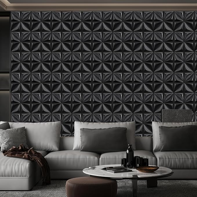 Heikki 30 Pack 3D Wall Panel for Interior Wall Décor, PVC Flower Textured Wall - Image 6