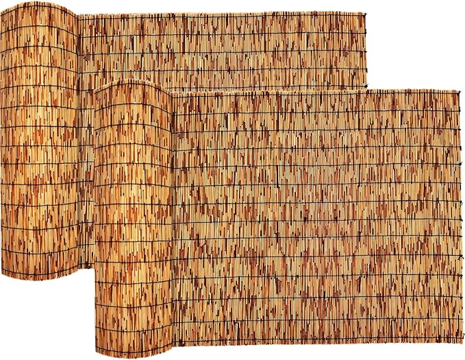 Reed Fencing Rolls, Patio Privacy Screen, Decorative Bamboo Fence Rolls by Unknown