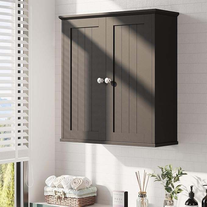 Bathroom Wall Cabinet, Bathroom Cabinet Wall Mount, Over Toilet Space Saver - Image 2