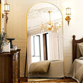 GLSLAND-77 x38 Arched Full Length Mirror by GLSLAND