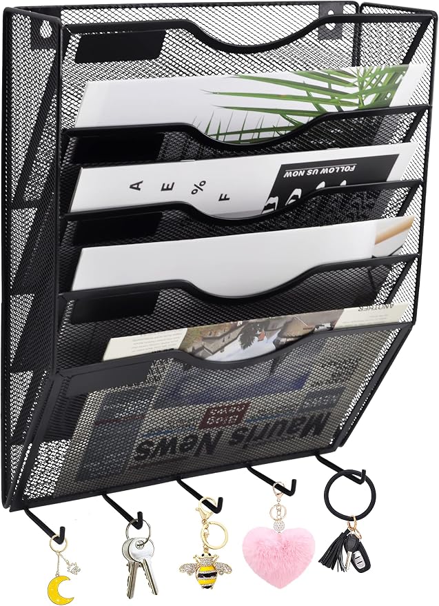 EASEPRES 5 Pocket Mesh Hanging File Organizer by EASEPRES