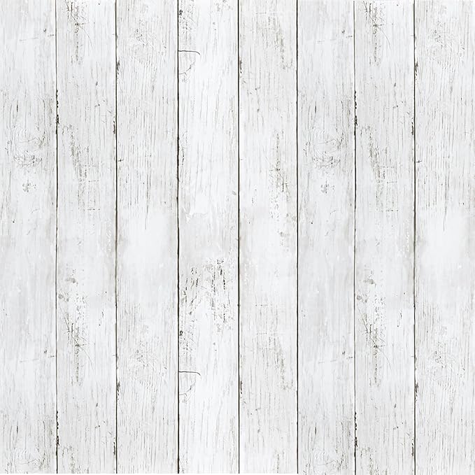 practicalWs 17.7''×393.7'' Wood Shiplap Peel and Stick Wallpaper, Self Adhesive by practicalWs