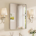 TETOTE Brushed Nickel Mirror 22 x 30 Inch by TETOTE