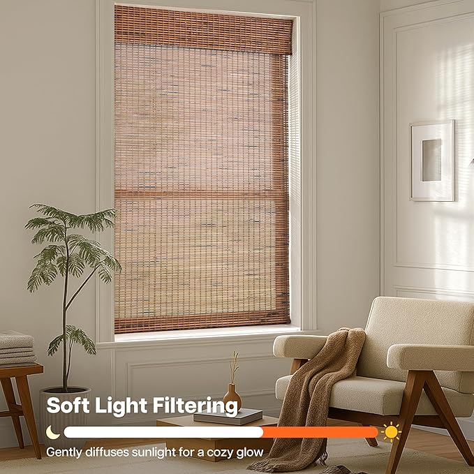 LazBlinds Cordless Bamboo Roman Shades - Image 5