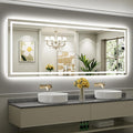 Briivue 96x36 Inch LED Bathroom Mirror by Briivuemodernmirrors