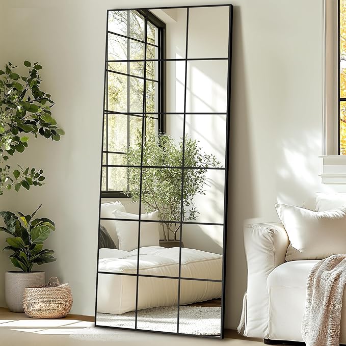 Delma Full Length Mirror, Wall Mounted, Hanging or Leaning by Delma