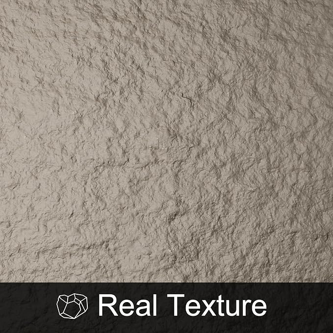 KASARO PU 3D Faux Stone Wall Panels, Cement Texture Accent - Image 3