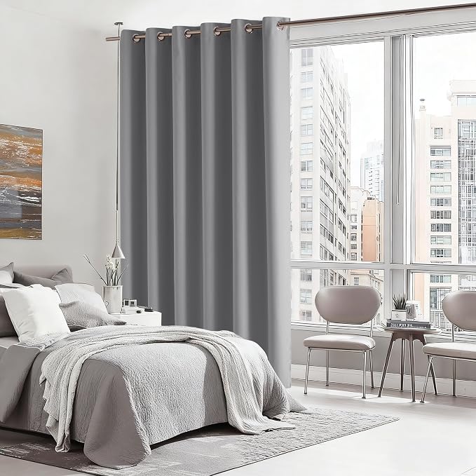 RYB HOME Blackout Thermal Insulated Curtains, Portable Curtain - Image 3