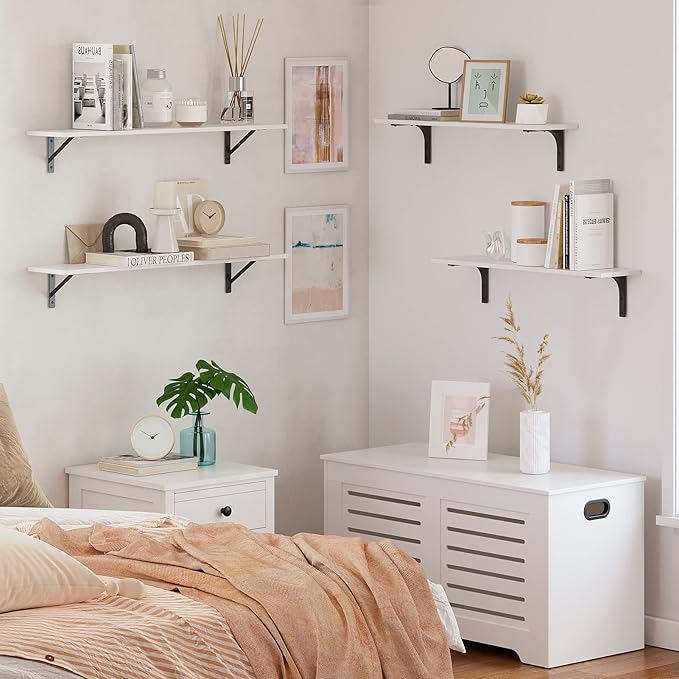 DINZI LVJ Long Wall Shelves, 31.5 x 7.9 x 6.1 Inches, Easy-to-Install, Large - Image 7