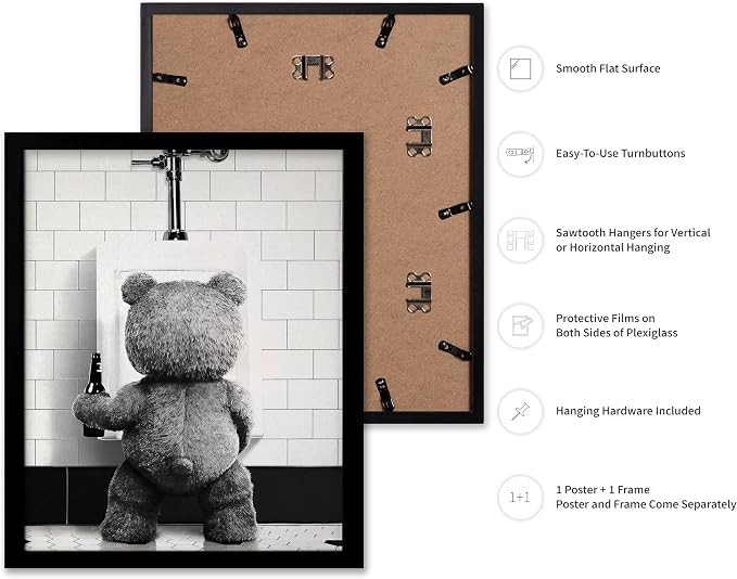 Poster Master Funny Teddy Bear Print - Image 2