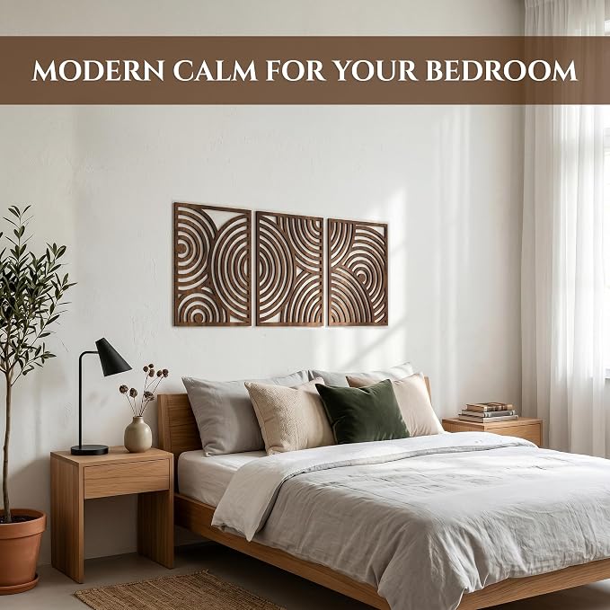 qmmp Modern Wooden Wall Sculptures - Image 2