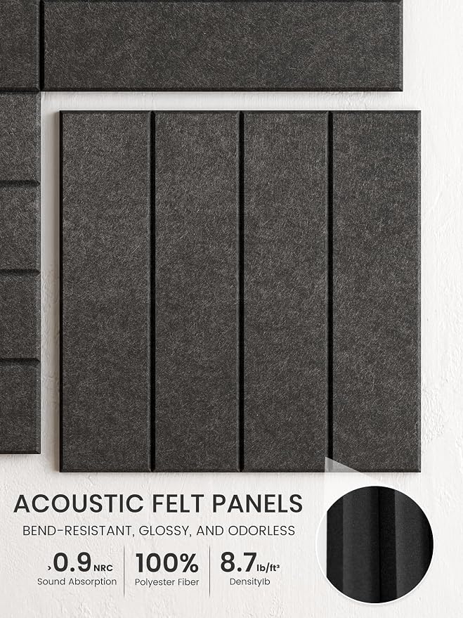 Bumusty Large Cork Board Alternative-36 x 24" Felt Bulletin Board Tiles - Image 3