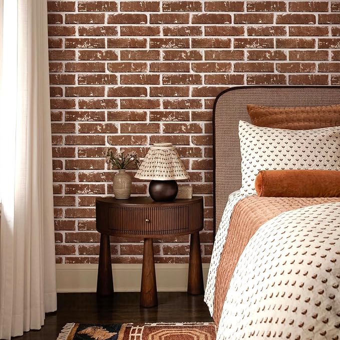Commomy 3D Peel and Stick Brick, Ultralight Thin PVC Faux Brick Wall Panels - Image 7