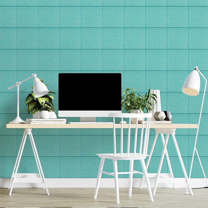 MaxGear Large Cork Board for Wall 36" x 24", Aqua Blue Bulletin Board, 6 Pack - Image 9