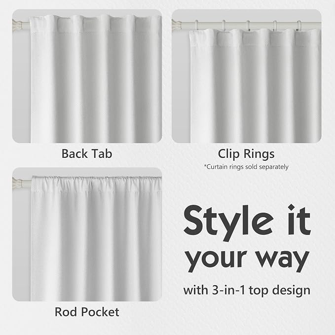 FMFUNCTEX 100% Blackout Curtains - Image 7