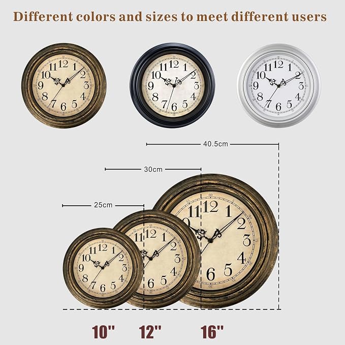 Plumeet Retro Wall Clock - Image 6