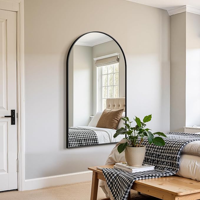FICTOR Bathroom Mirror for Wall, Arched Vanity Bathroom Mirror for Over Sink - Image 6