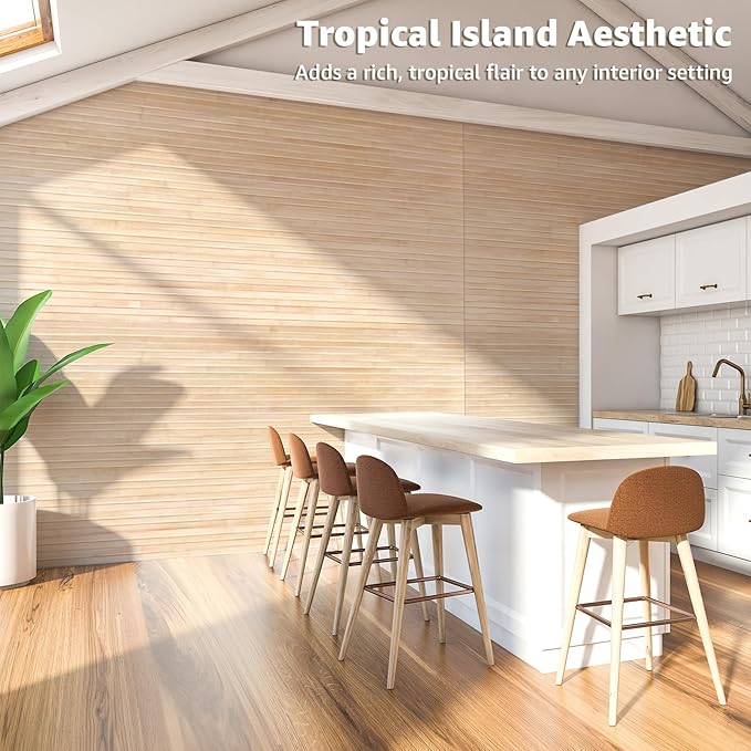 Art3d Natural Bamboo Wall Panel - Image 2