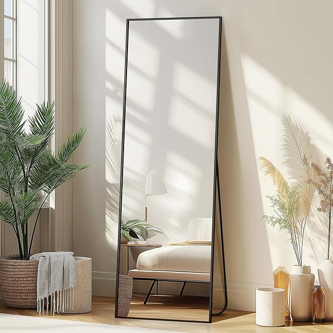 Delma Wall Full Length Mirror, Standing Mirror Full Body, Large Floor by Delma