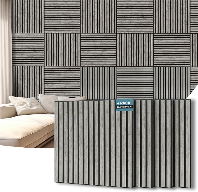 AKUMAX Acoustic Wood Slat Wall Panels-3D Slat Wall Panelling by AKUMAXWOODWALLPANELS