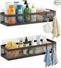 PUSDON 16.5-Inch Extra Long Slim Mesh Shower Caddy, Wall Mounted Bathroom by PUSDON