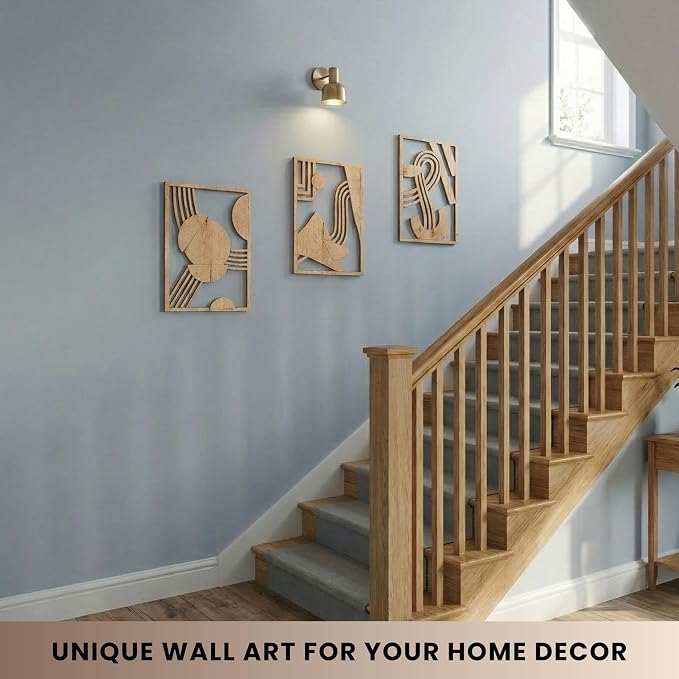 qmmp Modern Wooden Wall Sculptures - Image 3
