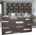 OUZUGIE 4 PCS Faux Stone Wall Panel 47.2’’ x 23.6’’ Interior Exterior Wall by OUZUGIE
