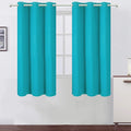 LEMOMO Teal Thermal Blackout Curtains/38 x 63 Inch/Set of 2 Panels Room by Lemomo