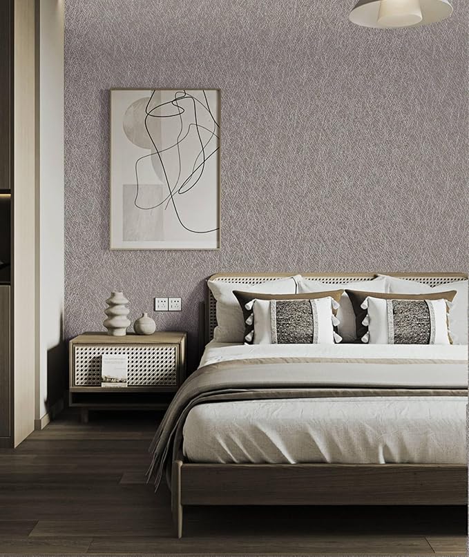 Taupe Peel and Stick Self Adhesive Wallpaper - Image 5