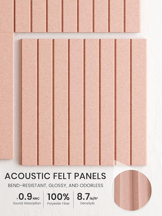 Bumusty Large Cork Board Alternative-36 x 24" Felt Bulletin Board Tiles - Image 3