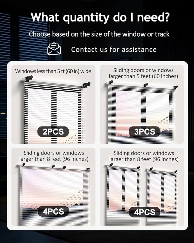 Mimiio No Drill Curtain Rod Brackets - Image 7