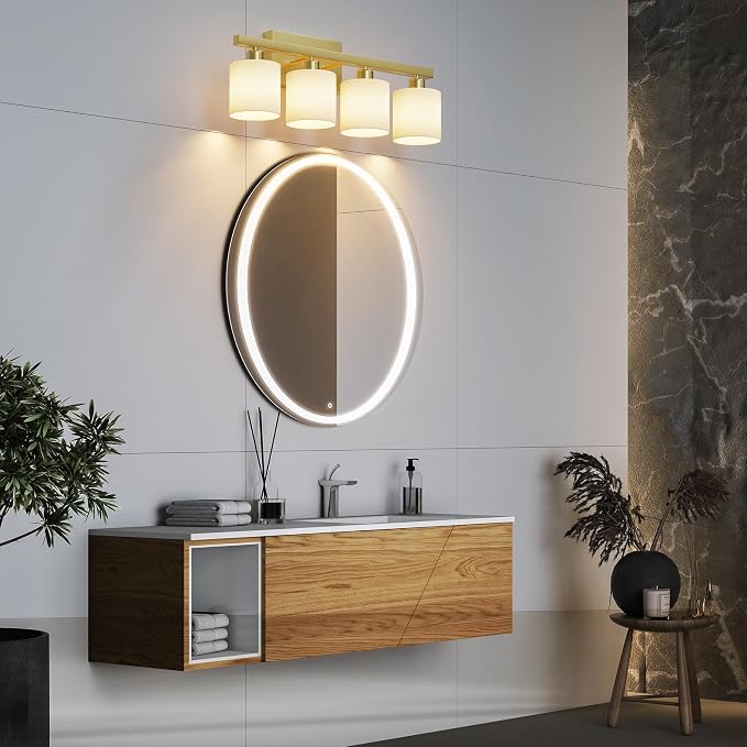 PARTPHONER Bathroom Light Fixtures, Bathroom Lighting Fixtures Over Mirror - Image 8