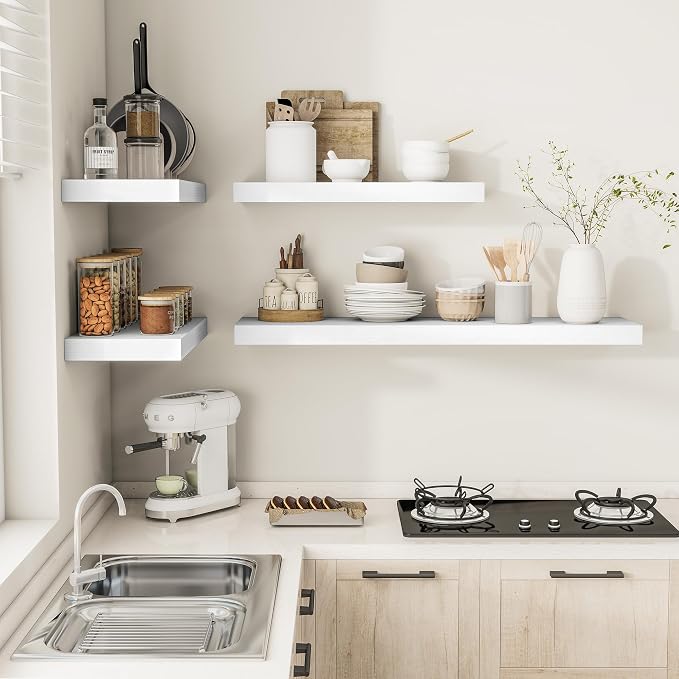 Vivelove 24/36/48/55 Inch Floating Shelves - Image 9