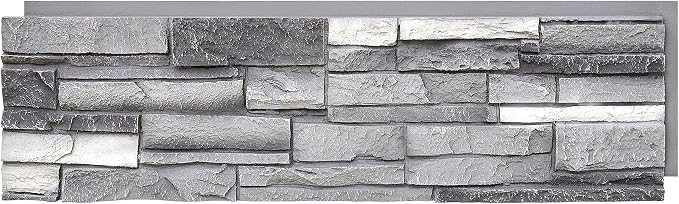 Faux Stone Wall Panels 1-Pack PU Stone Veneer Siding, Mortarless Faux Rock - Image 3