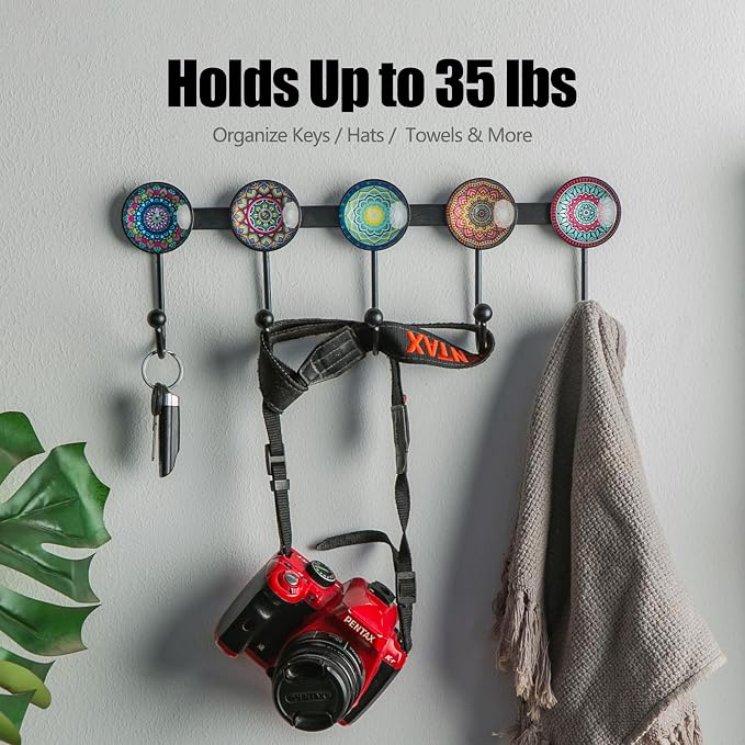 Boho Coat Rack Wall Mounted - Image 2