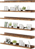 upsimples Floating Shelves for Wall, 47.3 Inch Shelves for Decor Storage Set of by upsimples