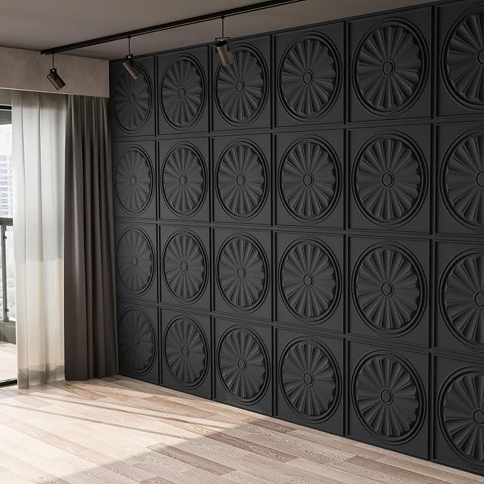 Art3dwallpanels Ceiling Tiles 12 Pack Drop Ceiling Tiles, 24 x 24 Inch High - Image 5