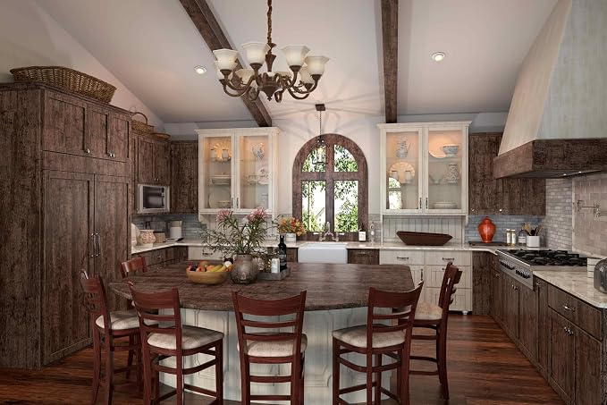 Dimoon Wood Wallpaper Brown Dark Wood Contact Paper Brown Wood Plank Wood Peel - Image 5