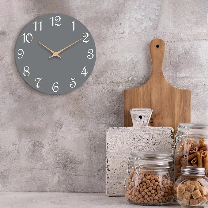 Mosewa Wall Clock Silent Non Ticking Decorative - Image 7