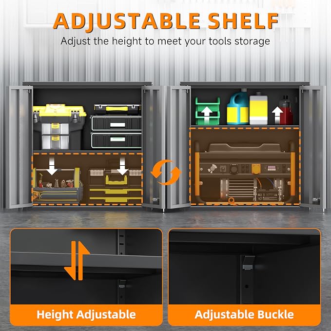 Garage Wall Cabinet, Metal Wall Cabinets - Image 5