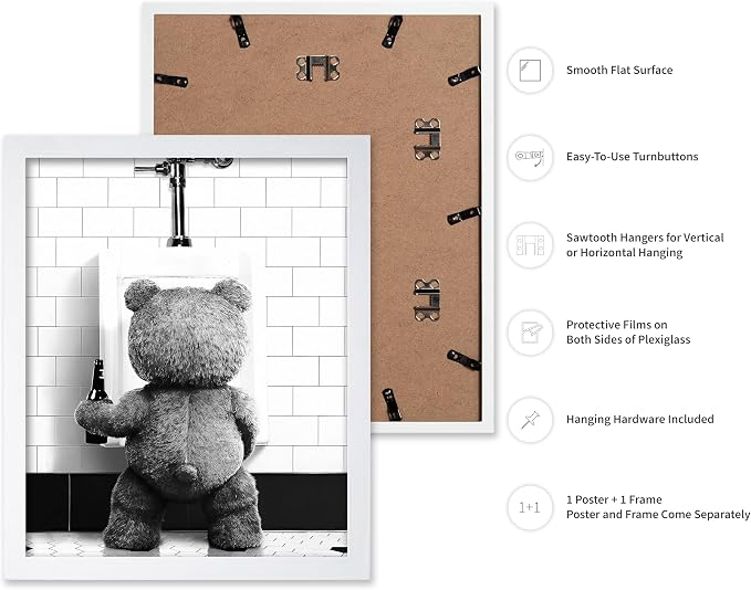 Poster Master Funny Teddy Bear Print - Image 2