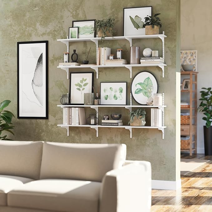 Wallniture Turin 60 inch x 8 in Floating Shelves - Image 2